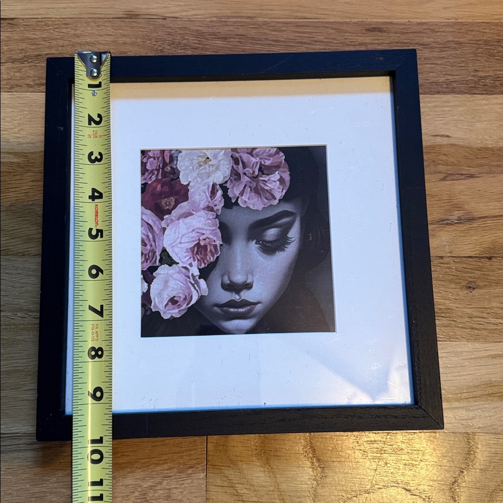 NWT Ashland Nevermore Framed Floral Portrait Art - Picture 2 of 5